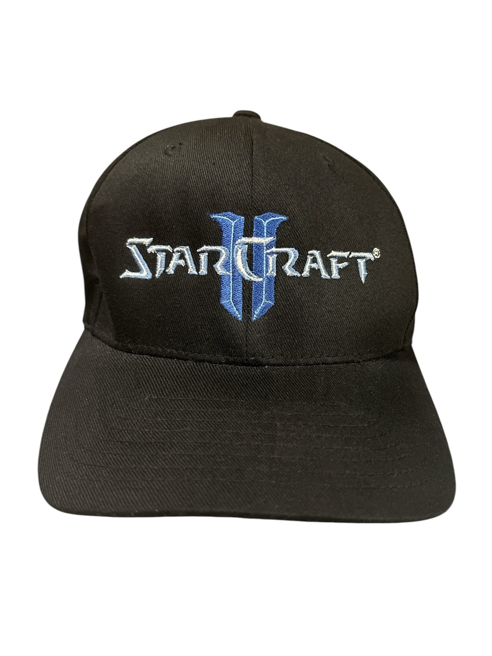 Vintage  StarCraft 2 fitted black baseball hat size L/XL fit flex